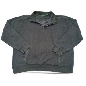 Orvis Quarter Zip Shirt Olive Green